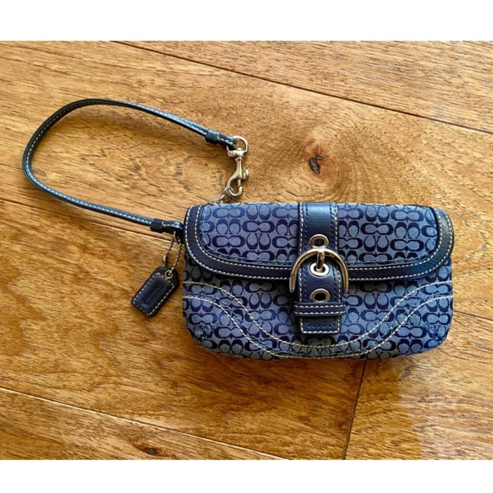 Coach Signature Wristlet
